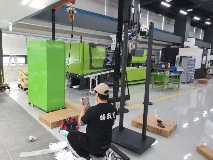 경기테크노파크 디지털전환허브 제품 특수 설치 — DID제품 현장 사진 10